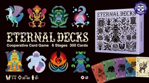 ETERNAL DECKS 1-4 players 30 mins co-operative Board Game Card Game Market New - Picture 1 of 10