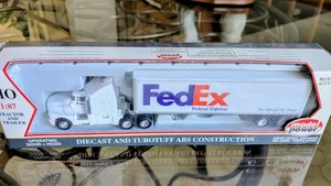 Model Power FedEx Federal Express Tractor and Trailer 1:87 (HO) Diecast - new - Picture 1 of 6
