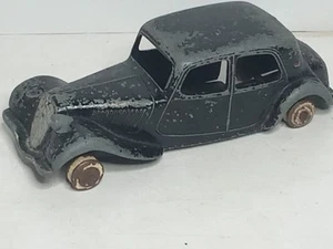 DINKY TOYS ANCIEN #24N CITROEN TRACTION MALLE BOMBEE BONNE BASE A RESTAURER li - Imagen 1 de 6