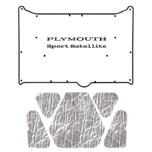 Hood Insulation Pad for 68-70 Plymouth Satellite w/MB-045 Sport Satellite - Bild 1 von 10