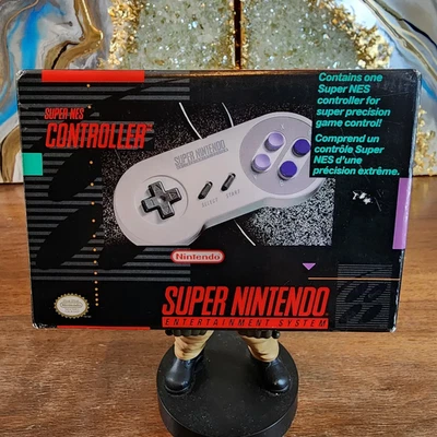 SNES Super Nintendo Original Controller Authentic OEM OFFICIAL SNS-005 Tested - Image 1 of 4