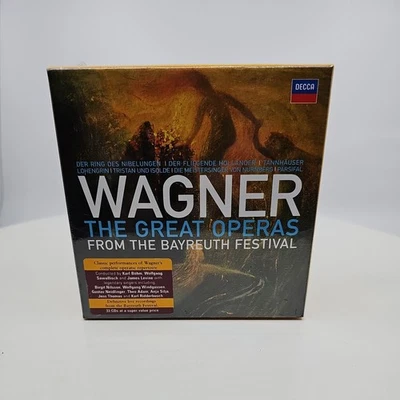 Wagner The Great Operas from the Bayreuth Festival Decca 33 CDBox Set BRAND NEW Foto 1 de 4