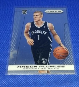 2013-14 PANINI PRIZM ROOKIE / MASON PLUMLEE # 288 / BROOKLYN NETS 