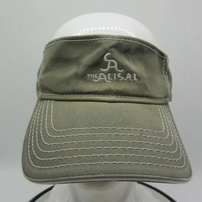 Gorra visera para adultos Alisal Ranch Solvang California verde oliva correa descolorida Foto 1 de 4