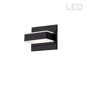 Dainolite 1 Light LED Wall Vanity, Matte Black - VLD-215-1W-MB - Picture 1 of 1