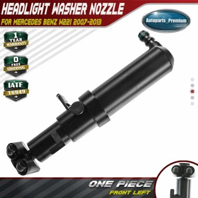 Headlight Washer Nozzle for Mercedes Benz W221 S550 S600 S63 S65 AMG Front Left - Image 1 of 4