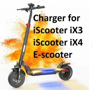 🔥fast 3A battery Charger for iScooter ix3 ix4  Electric scooter #645hkt🔥 - Picture 1 of 4