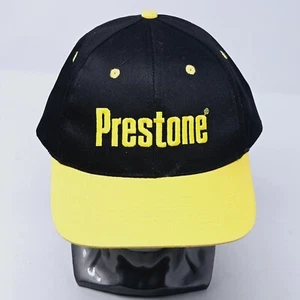 Vintage Prestone Embroidered Spell out Trucker Baseball Hat Cap Snap Back - Picture 1 of 6