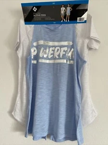 NWT- Member's Mark 2-Pack Girls Active Tees 10/12 - Picture 1 of 4