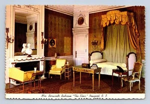 Postal de la señora Berwinds dormitorio "The Elms" Newport Rhode Island sin publicar - Imagen 1 de 2