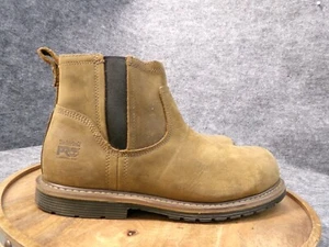 TIMBERLAND PRO Men's A1RXY Millworks Composite Toe Chelsea Boots Size 10 Wide - Picture 1 of 12