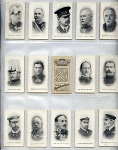 (Gc5969) FULL SET, Taddy, Admirals & Generals - The War (South Africa) 1914 - Picture 1 of 4