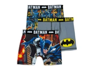 Batman Boys Boxer Briefs, 3 Pack, Size 10L - Picture 1 of 3
