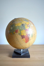 Vintage Philips Library world Globe 1959 - 13.5 inches - antique globe