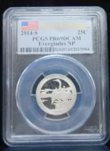 2014 s 25C everglades Quarter Proof pcgs pr69dcam - Picture 1 of 2