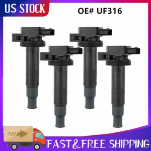 4Pcs Ignition Coils For Toyota Yaris Prius Echo Scion xA xB 1.5L L4 9008019021 - Picture 1 of 6