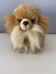 Miyoni by Aurora Stuffed Tan Pomeranian Dog 10” Excellent Used Condition - Picture 1 of 9
