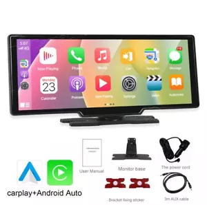 Radio estéreo portátil inalámbrica CarPlay Android pantalla táctil automática para automóvil HD 10,26 - Imagen 1 de 20