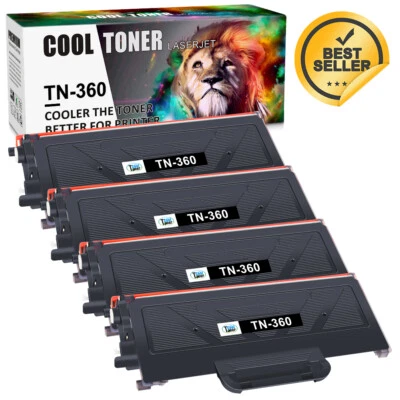 TN360 Toner Cartride For Brother TN330 HL-2140 HL-2170W MFC-7340 MFC-7840W Lot - Image 1 of 4