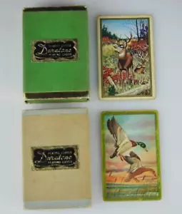 DE COLECCIÓN BARAJAS DE CARTAS RECUBIERTAS DE PLÁSTICO ARRCO DURATONE (2) - CAJAS DE FIELTRO ANIMAL - Imagen 1 de 15