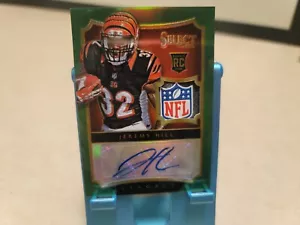 2014 Panini Select Nfl Shield Auto 1/5 Jeremy Hill Bengals Rookie RC T8651 - Picture 1 of 6