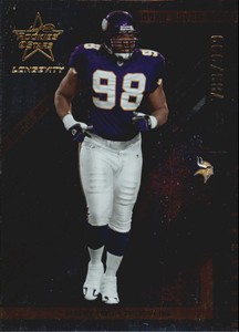 2004 Leaf Rookies & Stars Longevity Vikings Football Card #157 Darrion Scott 