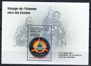 Madagascar 2000 MNH Mi Block 313 Sc 1546 Columbia Space Shuttle mission ** - Picture 1 of 2