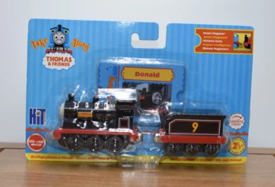 Donald & Tender Hit Toy Entertainment Diecast Train Take Along Learning Curve - Image 1 of 4