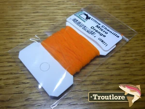 ORANGE HARELINE MICRO ULTRA CHENILLE YARN - NEW FLY TYING MATERIAL - Picture 1 of 4