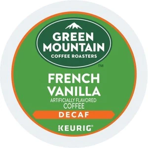 Green Mountain DECAF Café de vainilla francesa 24 a 144 Keurig Kcups Elija cualquier tamaño - Imagen 1 de 3