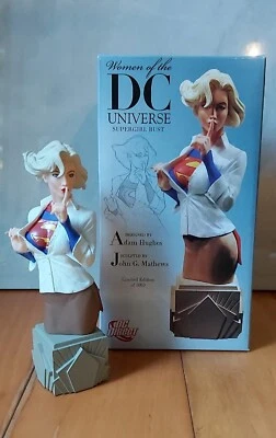 SUPERGIRL Bust / Adam Hughes / Women of the DC Universe Series 1 / Mint - Image 1 of 4