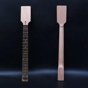 Paddel Kopfplatte Mahagoni Gitarrenhals 24 Bund 24,75 Zoll Palisander Griffbrett Set in - Bild 1 von 5