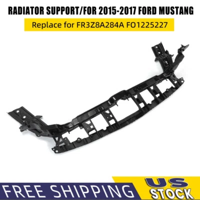 New Black Upper Tie Bar Radiator Support Fit 2015-2017 Ford Mustang FR3Z8A284A - Image 1 of 4