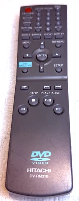 Hitachi DV-RM310 DVD Genuine Remote Control. Tested & Working. - Image 1 of 4