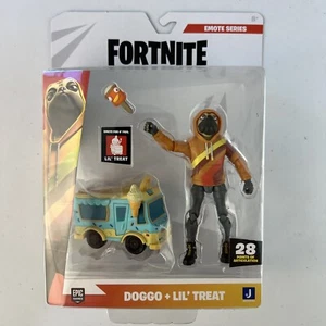 Fortnite Emote Series Doggo + Lil' Treat 4" Action Figure Series 01 #194 - Picture 1 of 9