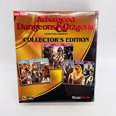 VTG 1994 PC ADVANCED DUNGEONS & DRAGONS COLLECTOR'S EDITION BIG BOX-SEALED-HTF - Image 1 of 4