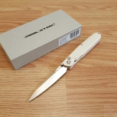 Cuchillo Plegable Real Steel G5 Metamorph 3.5" 14C28N Hoja de Acero Sandvik Mango G10 Foto 1 de 4