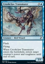 Magic the Gathering MTG Crookclaw Transmuter (59) Time Spiral Remastered   NM