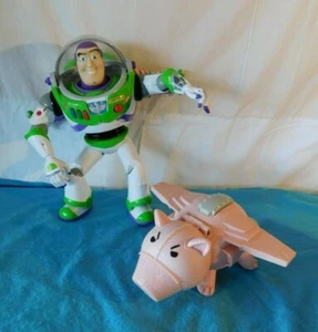 2 Toy Story Buzz Lightyear 12" Dr. Porkchop sprechende Lichter Action Disney Pixar - Bild 1 von 11