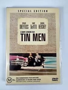 Tin Men (DVD 1987) Danny DeVito Barbara Hershey Richard Dreyfuss Region 4 - Picture 1 of 3