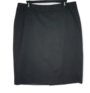 Jones New York Collection Womens Size 12 Black Pencil Skirt Lined - Afbeelding 1 van 8