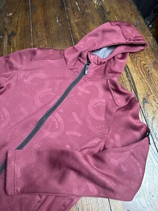 Kerrits Equestrian Fleece Full Zip Jacket Youth Girls Size XL Horseshoe print - Picture 1 of 8