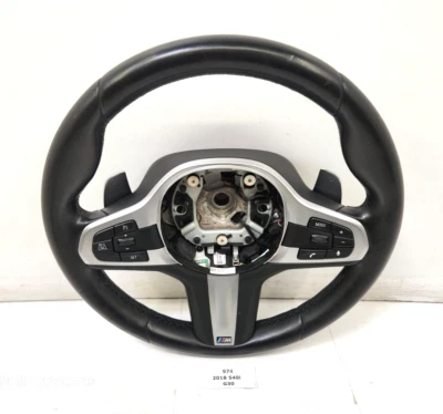 ✅17-20 OEM BMW G30 G12 G14 G15 Volante M Sport Cuero Negro con Palancas de Cambio* Foto 1 de 4