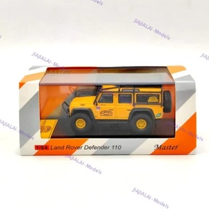 Master 1/64 Lan~over Defender 110 Camel Cup Diecast Toys Model Car Gift yellow - Picture 1 of 7