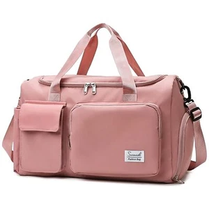 Travel Yoga Duffel Bag with Shoes Compartment Sports Gym Handbag with Dry Wet... - Picture 1 of 7