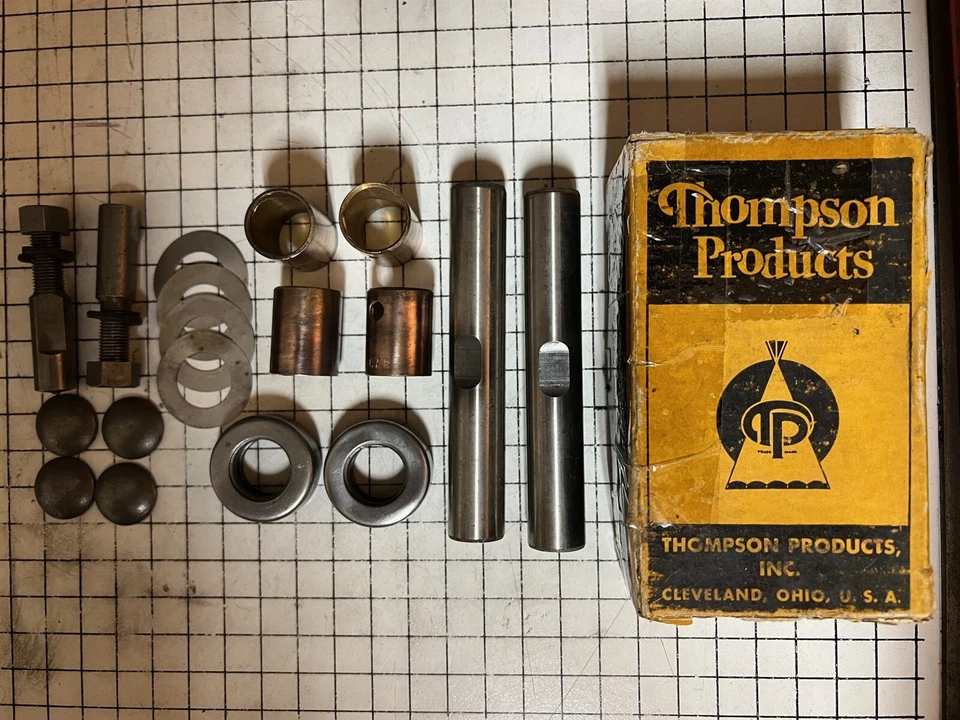 1933-35 Chevrolet Standard King Pin Set Kit CC DC EC 33 34 35 pn 601787 Complete - Изображение 1 из 1