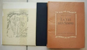 La Vie d un Simple Emile GUILLAUMIN illus André JORDAN Editions Nationales 1945  - Picture 1 of 4