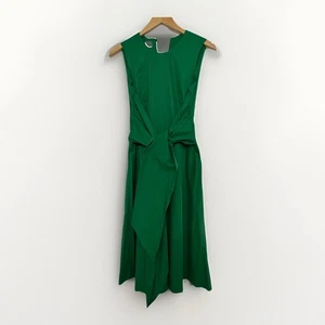 Hobbs London Green Tara Dress Large Bow Sash - Occasion Wear Size 8 - Picture 1 of 7