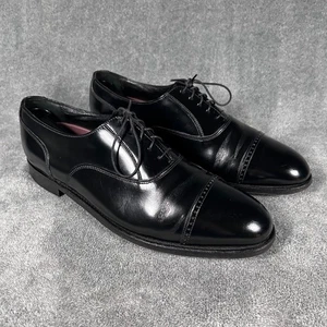Zapatos de vestir Florsheim Lexington Oxford con puntera para hombre de cuero negro talla 9 EU 42 - Imagen 1 de 11