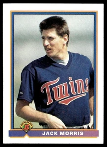 1991 Bowman Jack Morris Minnesota Twins #319 - Picture 1 of 2